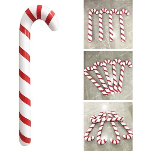 Inflatable Santa Claus Walking Stick Portable Festival Christmas Stick Xmas Tree Hanging Ornaments Christmas Decoration For Home