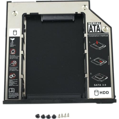 New dedicated 2nd HDD SSD Caddy for DELL Latitude m2400 m4500 e6410 e6400 Hard Drive Case With bezel