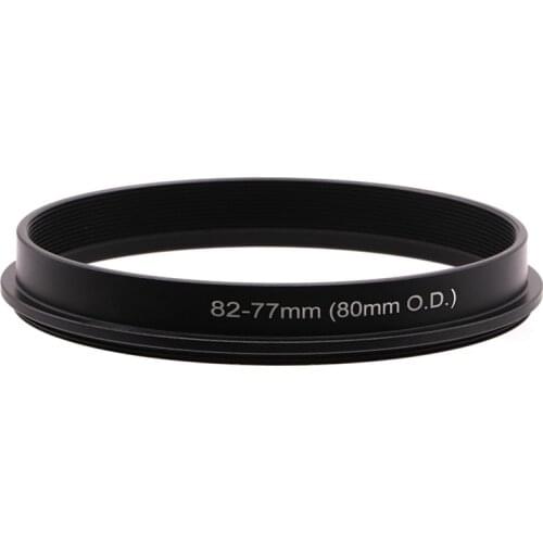 For 80mm Matte Box or 77mm filters etc., Step Up Ring Lens filter adapter ring 82-77mm ( 80mm O.D )
