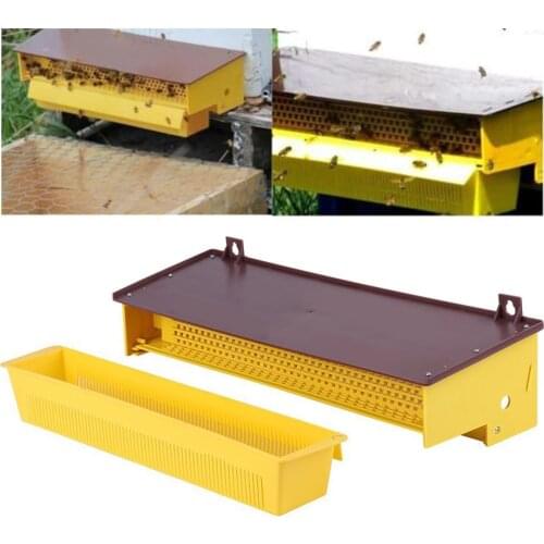 Spring Beekeeper Plastic Pollen Trap with Removable Ventilated Pollen Tray Pollen Storage Bee Collect Catch Tool