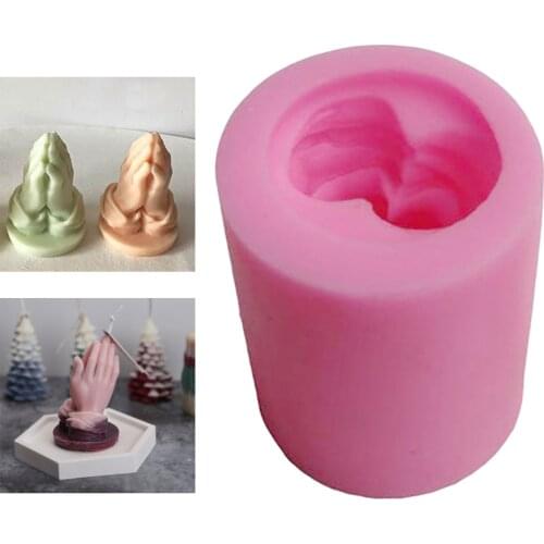 Silicone Mold Chocolate Plaster Resin Casting Bee Wax Candle Mold Decoration