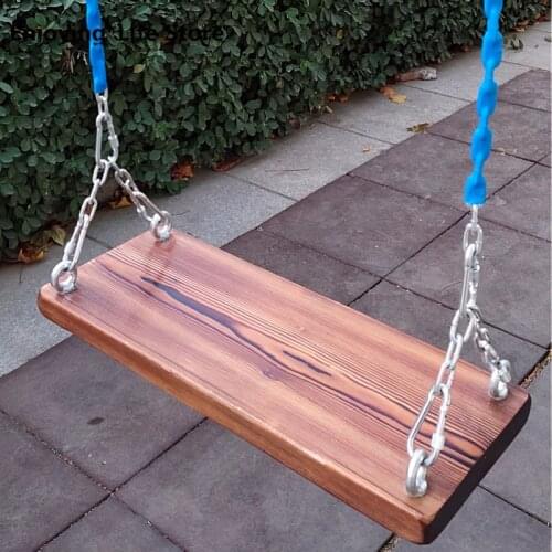 Patio Chairs Swing Solid Wood Sitting Board Home Childrens Swing Adult Double Outdoor Furniture Swing Chairs