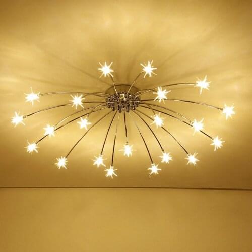 LED Start Chandelier Kids room Bayby Children Chandelier modern design round girls room chandelier lighting fixtures