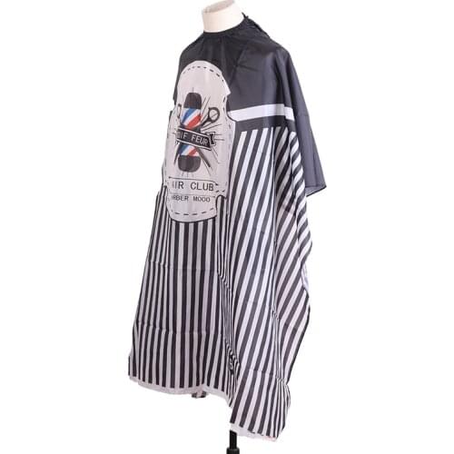 Waterproof Haircut Cape Cloth Hairdresser Apron Cutting Hair Pattern Salon Barber Cape Hairdressing Wrap Gown Tools