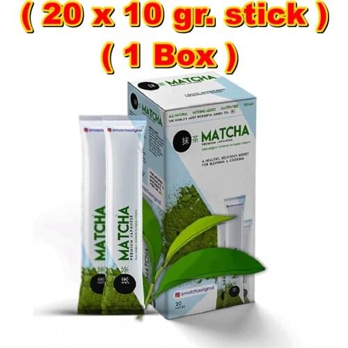 Matcha Spade Japanese Tea 1 Box = 20 pcs 10 gr stick package premium matcha tea