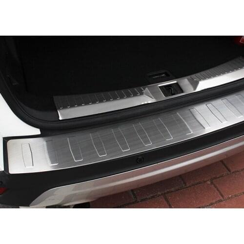 Stainless steel Rear Bumper Protector sill plate cover for 2013-2016 FORD Escape kuga