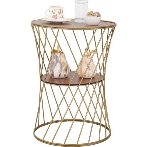 Gold Decorative Coffee Table Metal Toe Pastel Design Living Room Furniture Sofa Table Dining Stool Overcoat Robe Hook Coat Rack