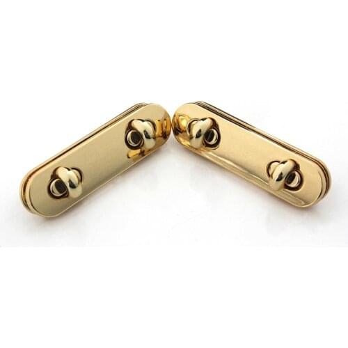 1pcs Metal Bag Fashion Lock Turn Lock Clasp Closure Parts for Leather Craft Women Bag Handbag Purse DIY Hardware Accessories