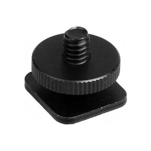 10Pcs/Set 1/4"Male to 1/4" Female Screw Adapter Hot Cold Shoe Tripod Camera Flash Bracket for Camera Tripod L Type Bracket Stand