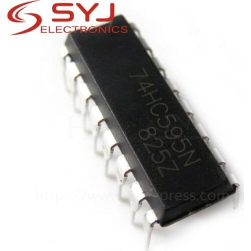 10pcs/lot SN74HC595N SN74HC595 74HC595N 74HC595 DIP-16 In Stock