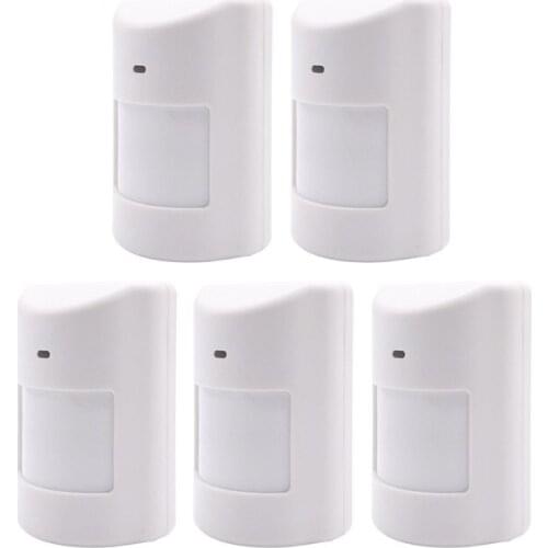 5pcs Wireless Pir Sensor Alarm Pet Immune Anti-Pet 20KG Infrared Motion Sensor Detector for Home Security Alarm System