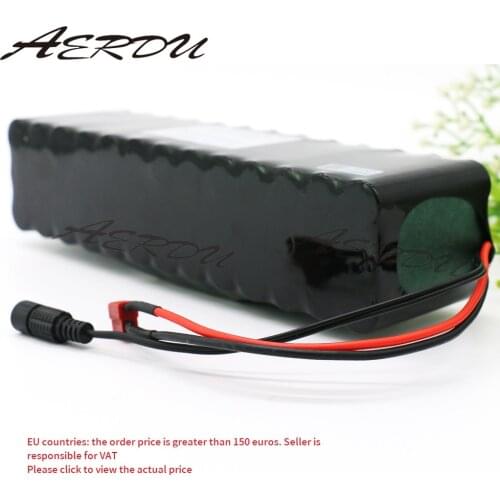 AERDU 48V 13S4P 12.8Ah 1000watt lithium-ion battery pack for MH1 54.6v electric bicycle scooter etc.with 25A discharge BMS
