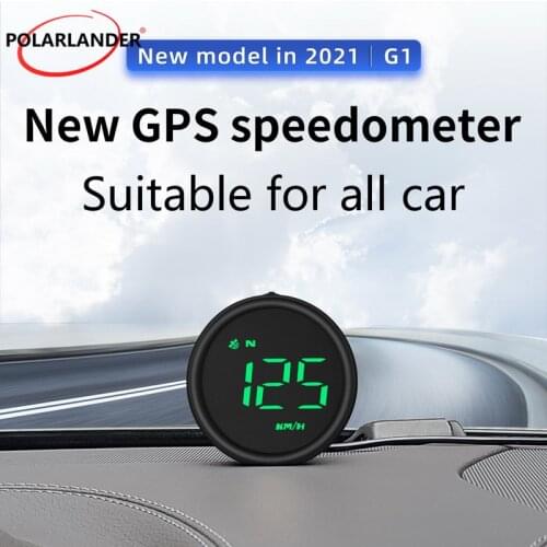 Car GPS Speed meter Fatigue Driving Reminder Monochrome Green Light Round 5V Speeding Alarm Suitable for All Car