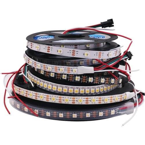 DC5V SK6812 LED Strip Light 30/60/96/144 LEDs/m Individual Addressable LED Tape RGBW RGBWW RGBNW WWA Similar WS2812B LED Ribbon