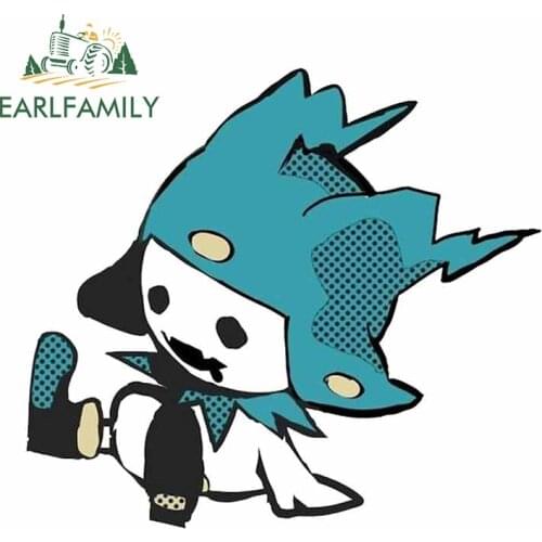 EARLFAMILY 13cm x 11.9cm for Persona Jack Frost Chibi Car Sticker Vinyl Car Wrap Decal Creative Waterproof Windshield Decoration