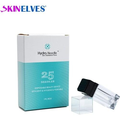 Hydra Roller Derma Stamp 25 Pin Microneedle Therapy Hydra Needle Titanium Automatic Micro Hydra