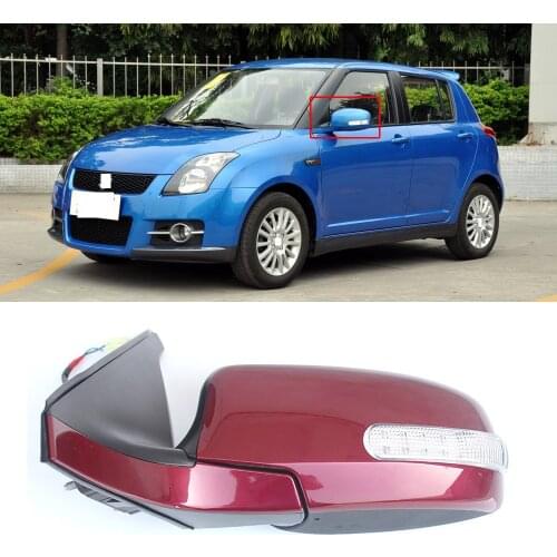 CAPQX 3/5 wire For Suzuki Swift 2005-2016 Outer Rearview Mirror Side Mirror Reverse Mirror Reflector Rear View Mirror Assembly