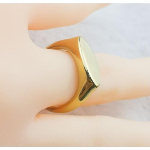 Ring Hot Sell Classic Style Gold Color Luxury Women Fashion Stainless Steel Jewelry