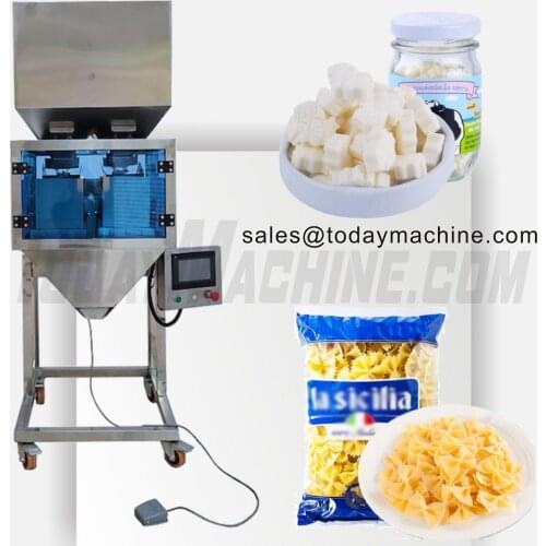 Mini Combo Weigh Fill Seal Packing system for premade performed standup pouches for small granules tea pet food beans