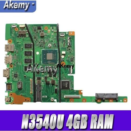 E502MA Laptop Motherboard For Asus E402MA E502MA E402M E502M E402 E502 N3540U 4GB-RAM original mianboard 100% test ok