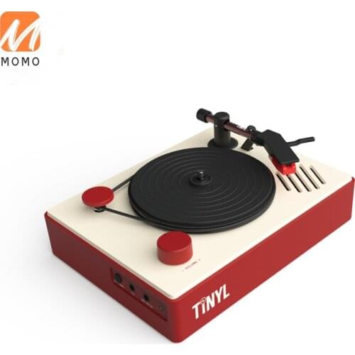 Mini Vinyl Record Player Retro Bluetooth Speaker Trendy Music Creative Toy Small