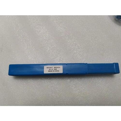 10mm D1 Push-Type Keyway Broache Metric Size HSS Keyway Cutting Tool for Router Metalworking