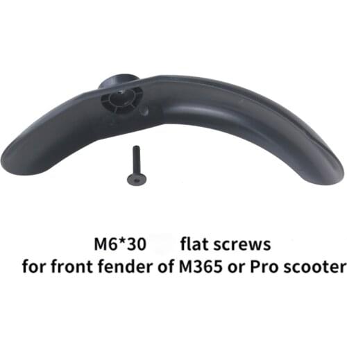 M6*30 Flat Screws Kit for Refitting Xiaomi M365/Pro Electric Scooter Front Fender Head Screws Hex Flat Countersunk Spare Parts