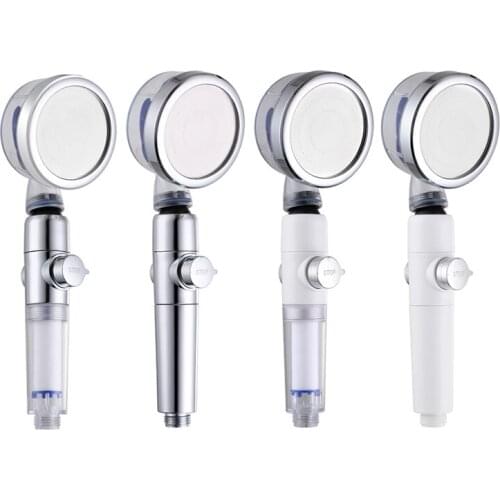Pressurized Shower Head High Pressure Detachable 360° Rotating Jetting Showerhead Filter For Water Bathroom Bath Shower Promotio