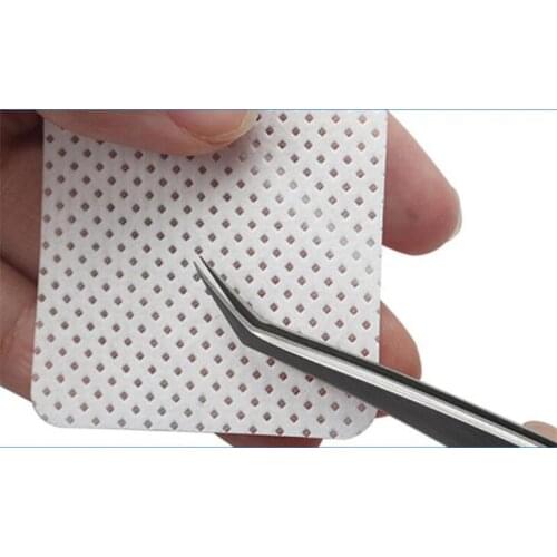 New 100bag/sets 100pcs/bag Lint-Free Paper Cotton Wipes Eyelash Glue Remover wipe the mouth of the glue