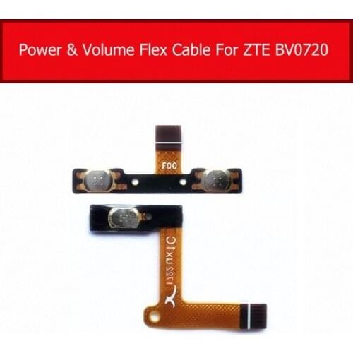 Genuine Power & Volume Flex Cable For ZTE Blade A2 BV0720 Power & Volume Side key Button Switch flex Ribbon Replacement Repair