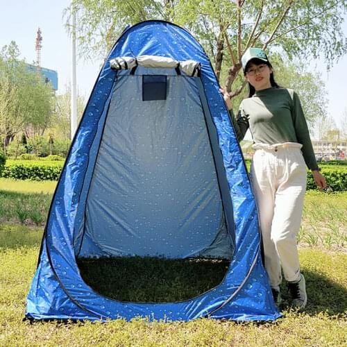 Outdoor Bathing Artifact Portable Changing Toilet Rural Simple Shower Shed Insulation Tent (extra Thick) Fold In Round Carry BAG
