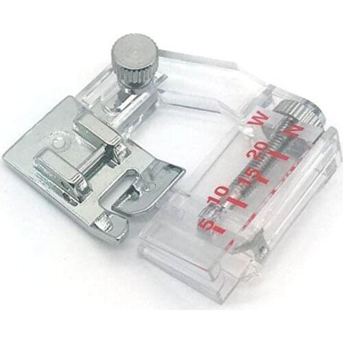 1pcs 6290 Sewing Machine Presser Wrapped Edge Presser Foot Bag Strip Multi-function Adjustable Width Household DIY