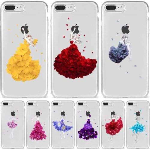 Imaginative Illustrations Phone Case Transparent soft iphone 5 6 7 8 11 12 s c se plus mini x xs xr pro max cover shell funda