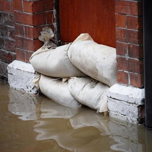 Empty Flood Control Sandbag Thick Polypropylene Fabric Heavy Duty Fire Brigade Flood Sacks Sandbag For Property Home