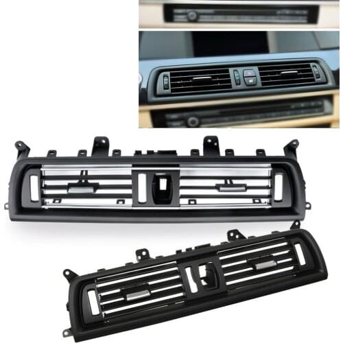 Car Grille Front Dash Panel Center Air Outlet Vent Grill Cover For 2010-2016 BMW F10 F11 F18 5Series 520i 530i 535i 535d