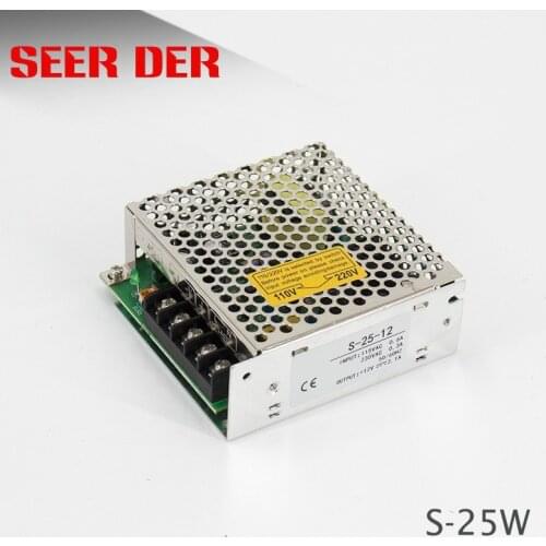 S-25-12) 220vac to 12vdc LED transformer PSU single output 25W dc swith power supply 12v 2a 25 watt
