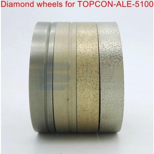 TOPCON-ALE-5100 PC Rough Diamond grinding wheel/Finishing/Polishing wheel for len eger Auto eyeglass grinding machine