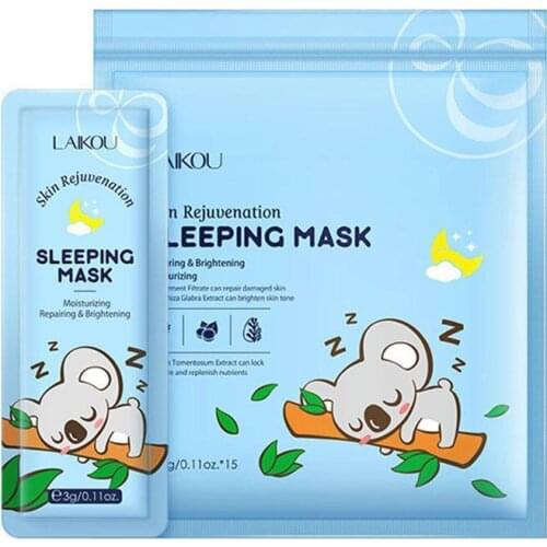 Moisturizing Sleeping Mask Cream Portable Face Mask Anti Wrinkle Hydrating Nourishing Skin Care Oil Controlling Brightening