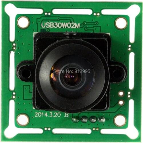 High speed usb 2.0 CMOS OV7725 vga usb Camera Module Wide Angle 170degree fisheye lens webcam