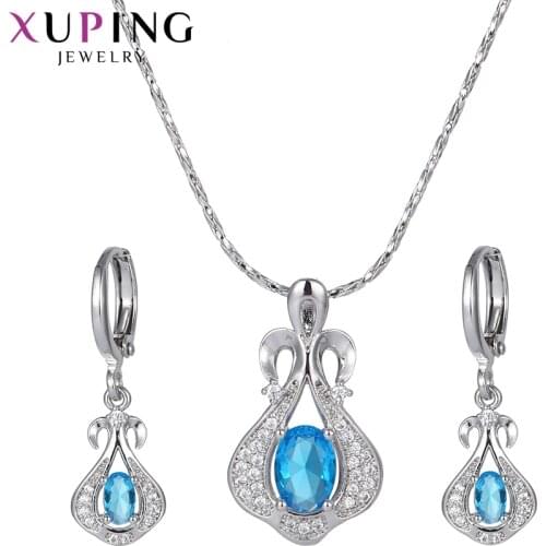Xuping Elegant Temperament Jewelry Sets Environmental Copper for Women Mothers Day Gift M34-6001