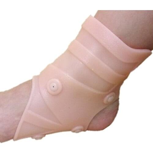 1 piece Magnetic Ankle Guard Support Compression Sock for Sprain/Tendonitis Heel Pain Relief Silicone Foot Sleeve Ankle Brace