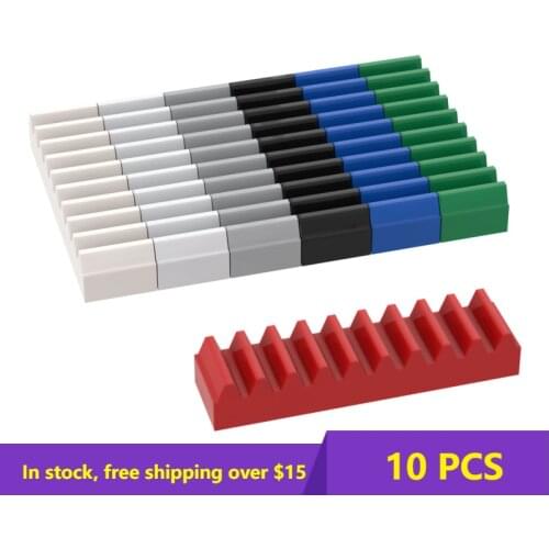 10PCS Plate Brick Compatible Assembles Particles 3743 1x4 For Building Blocks Parts DIY Story Educational Creative gift Toys