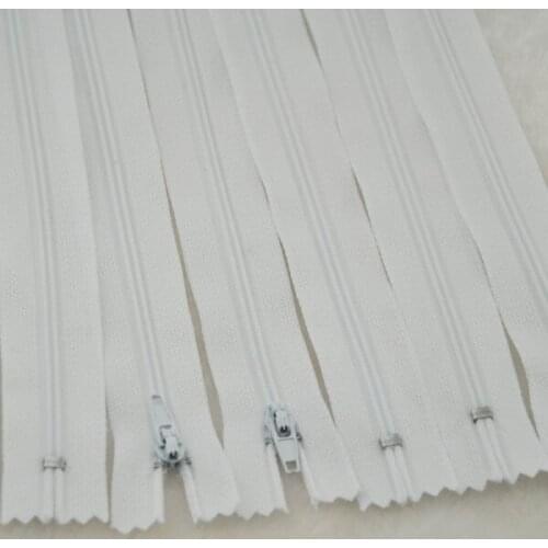 13 pcs Nylon Coil Zippers Tailor Sewing Tools Craft 9 Inch White color