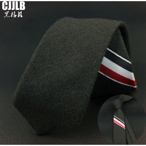 2018 Brand Fashion Wool Ties Luxury 100% Wool Tie Army Green Necktie Mens Fashion Neckties Designer Handmade European Style Ties