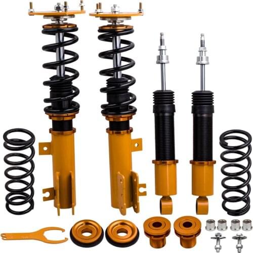 4pcs/set CoilOvers Suspension Kits For Volvo S70 24 Way Adjustable Damper Shock Absorbers
