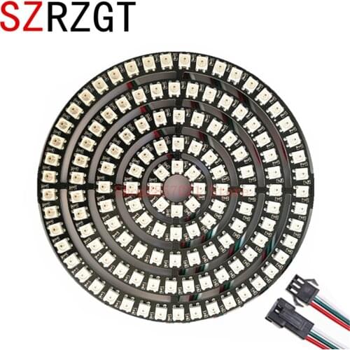 Addressable pixel WS2812B Ring 8 16 24 35 45 128 LEDs WS2812 SK6812 5050 RGB LED Ring WS2811 ic Built-in RGB DC5V