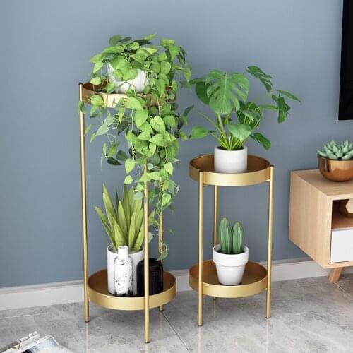 Flower shelf indoor floor-to-ceiling multi-layer flower pot rack simple living room balcony corner green radish flower rackshelf