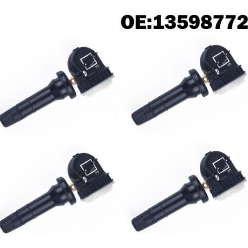 4 PCS Car TPMS Sensor Tyre Tire Pressure Sensor 13598772 for Chevy Equinox Buick for Cadillac CTS