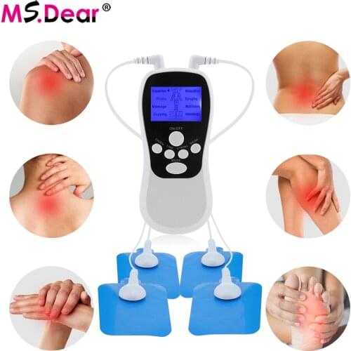Electric herald Tens Muscle Machine Stimulator Acupuncture Body Massage Digital Therapy Machine Electrostimulator