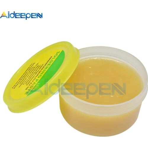 ZJ-18 110g Solder Paste Flux Yellow Paste Solder Flux Soldering Paste ZJ-18 BGA SMD SMT IC PCB Repair